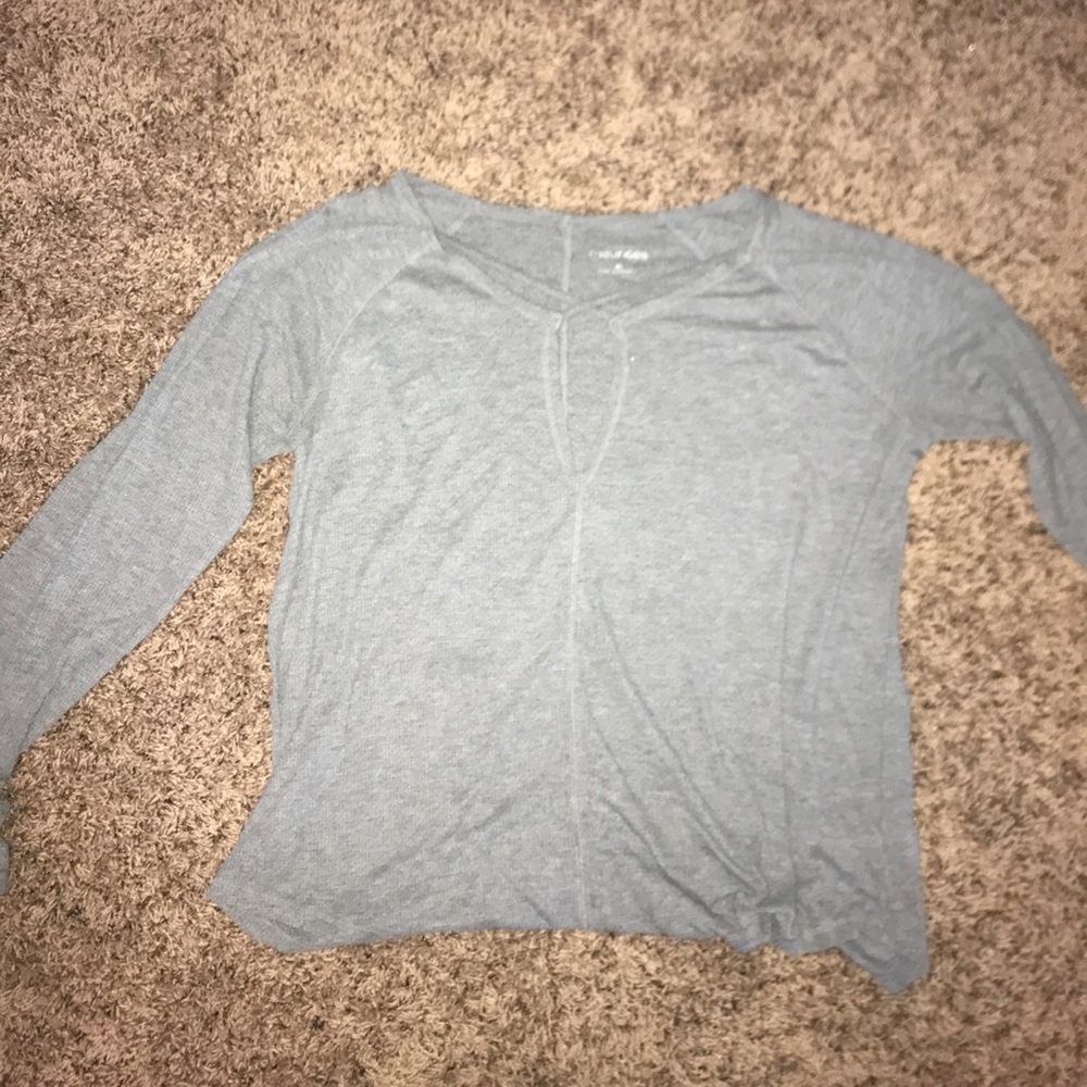 gray, cut out top. Maurice’s size XL
